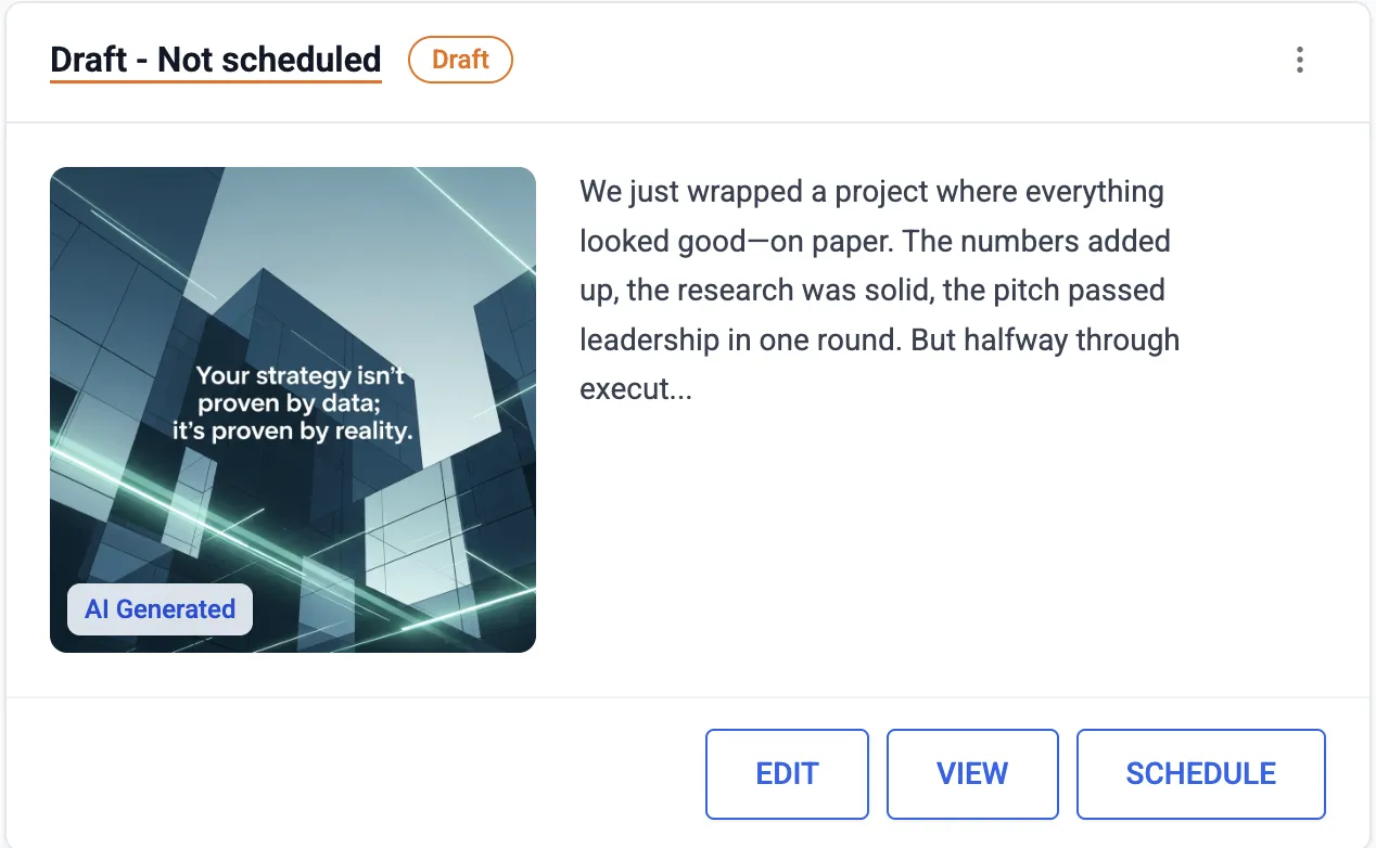 Writing a custom post